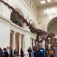 TRIO TPSSS Students and Staff at the Field Museum
